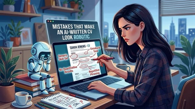 Mistakes That Make an AI-Written CV Look Robotic